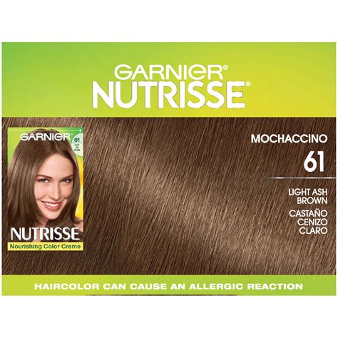 garnier ash light brown|garnier hair color light brown.